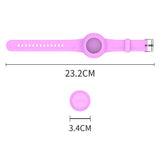 Apple AirTag 1. & 2. Gen. Silikonarmband med 3D-Design – Blå / Delfin