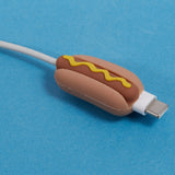 Kabelskydd för USB-C Kabel - Hotdog med Senap