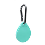 AirTag Silicone Case m. Carabiner - Mint Green