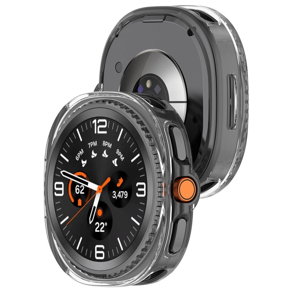 Samsung Galaxy Watch Classic (46mm) Semi-Enclosed Hårt Plast Fodral - Genomskinlig
