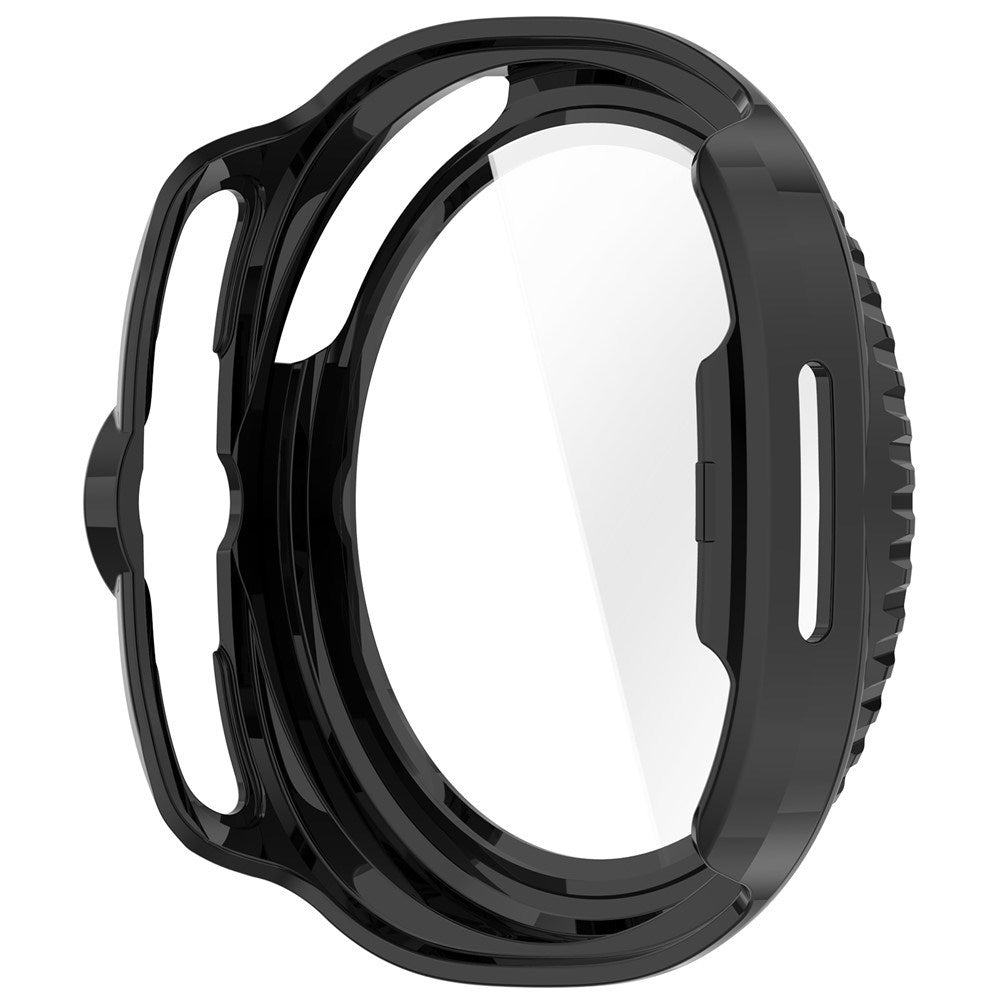Samsung Galaxy Watch 8 Classic (46mm) Hårt Plast Fodral med Inbyggt Skärmskydd - Svart