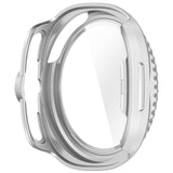 Samsung Galaxy Watch 8 Classic (46mm) Hårt Plast Fodral med Inbyggt Skärmskydd - Matt Silver