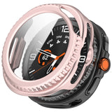 Samsung Galaxy Watch 8 Classic (46mm) Hårt Plast Fodral med Inbyggt Skärmskydd - Rosa