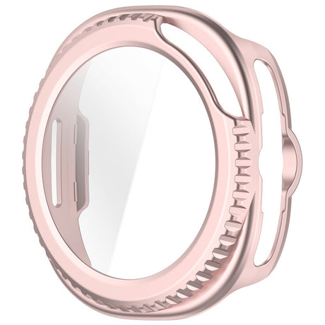 Samsung Galaxy Watch 8 Classic (46mm) Hårt Plast Fodral med Inbyggt Skärmskydd - Rosa