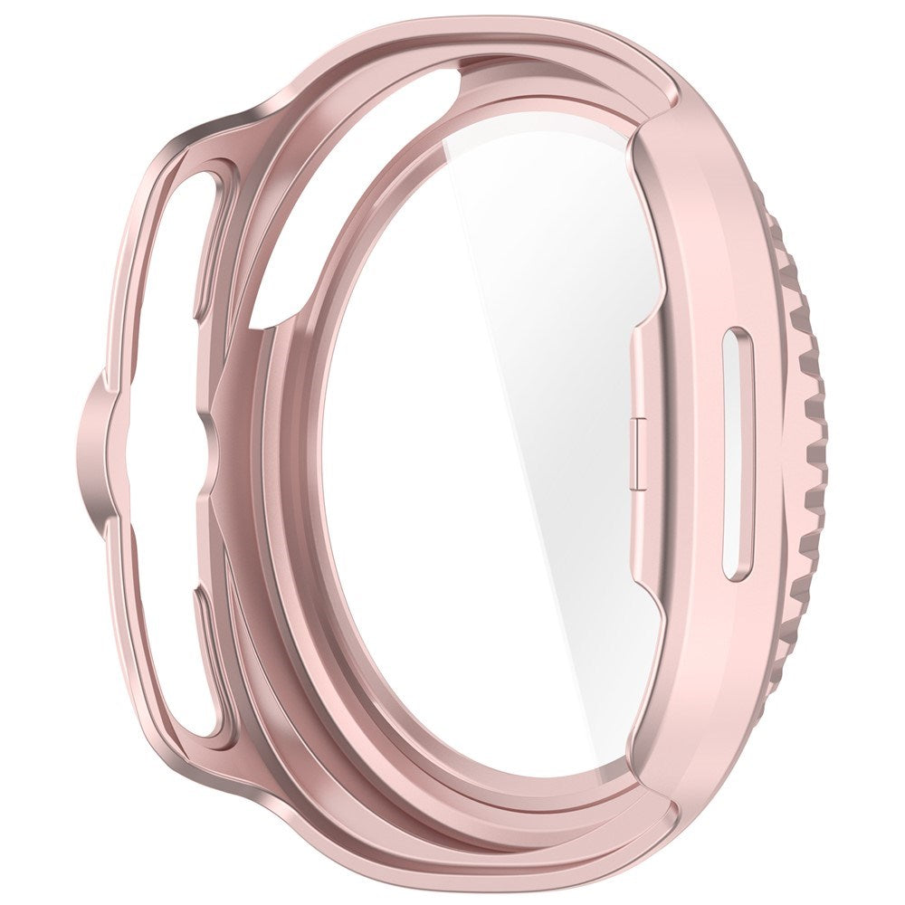 Samsung Galaxy Watch 8 Classic (46mm) Hårt Plast Fodral med Inbyggt Skärmskydd - Rosa