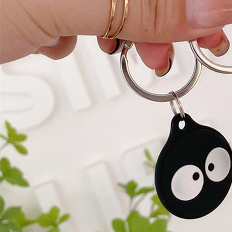 Apple AirTag Silikon Fodral - Nyckelring med Rolig Design - Shiba Inu