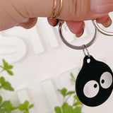 Apple AirTag Silikon Fodral - Nyckelring med Rolig Design - Ögon