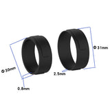 Garmin Edge MTB / 1050 / 840 / 540 Cykelfäste med Dold AirTag-Hållare - Svart