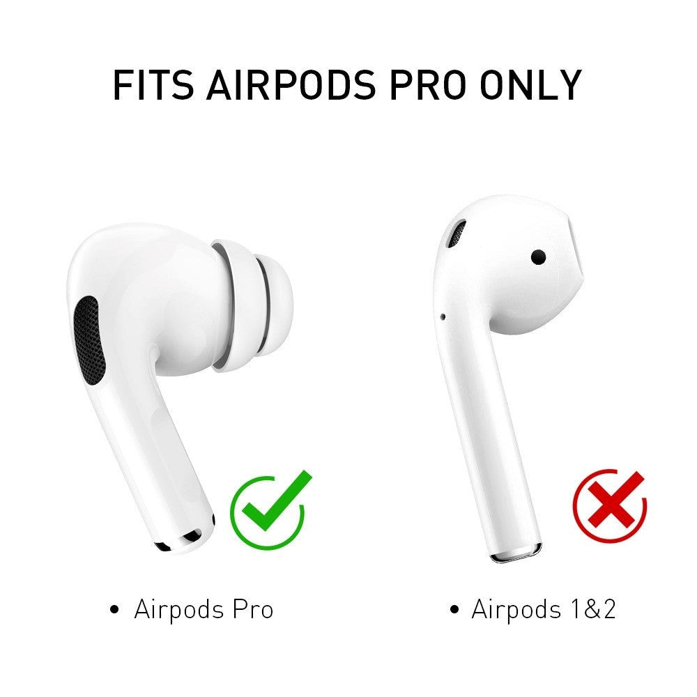 AirPods Pro (1 & 2 gen.) Silikonöronproppar 2 par - Storlek S - Vit