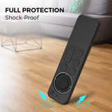 Apple Siri Remote Silikon Skal (2. & 3. generationen) - Svart