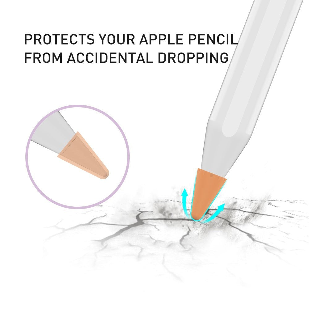 Apple Pencil 1st & 2nd Gen Pen Tip Cover - 8 Stycken i Flera Färger