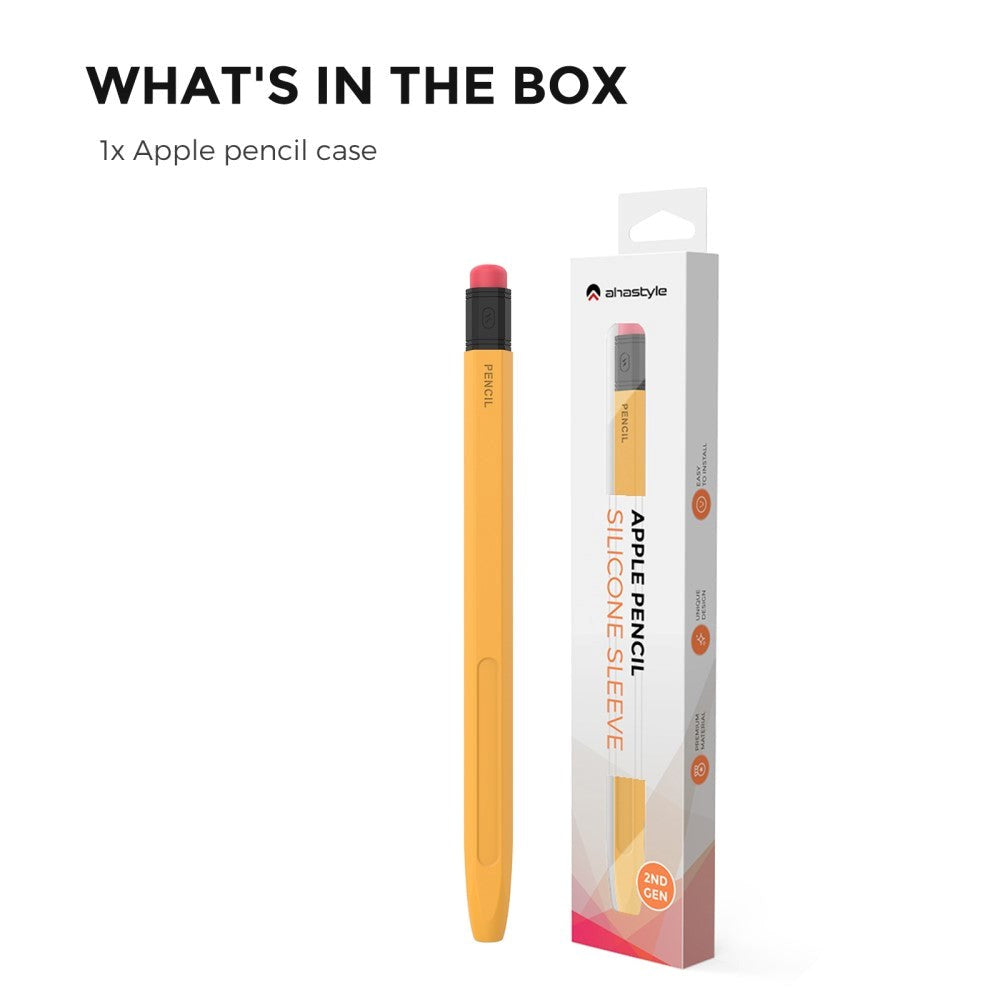 Apple Pencil 2 Generation Mjukt Penna Silikonskal - Orange