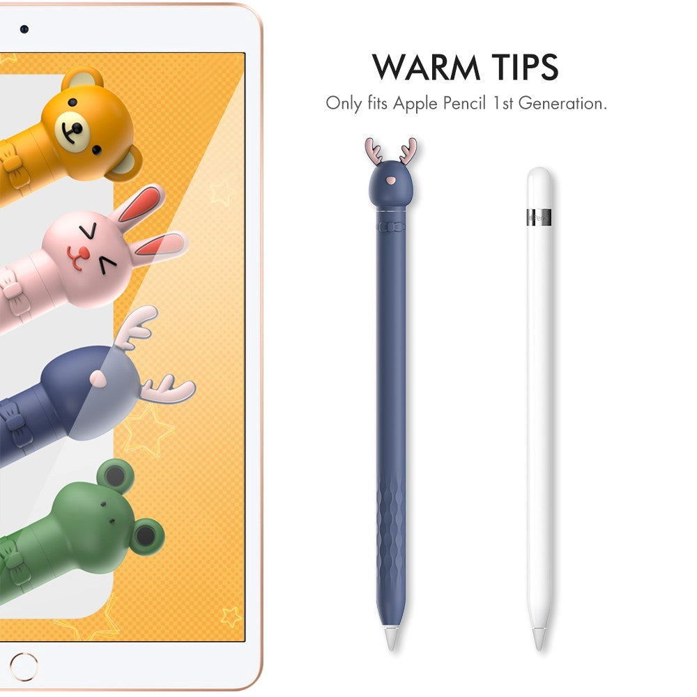 Apple Pencil 1 Generation Mjukt Silikonskal med Motiv - Rådyr