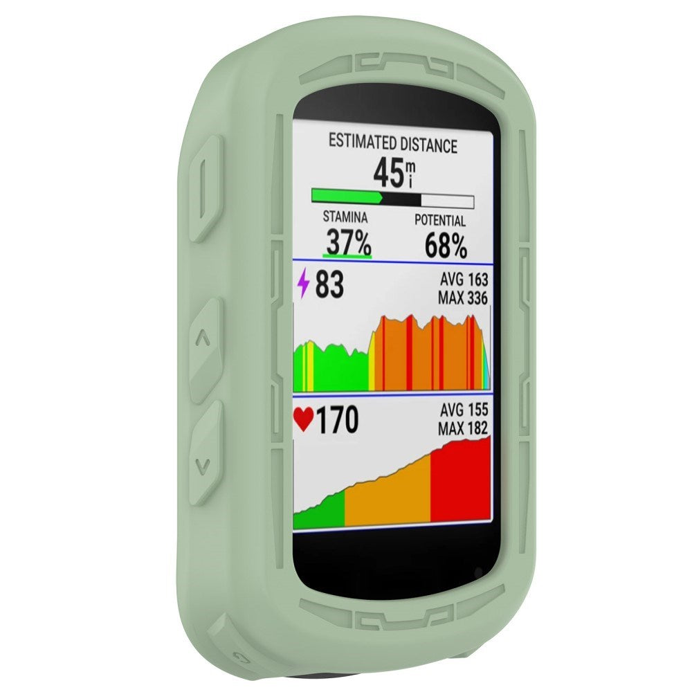 Garmin Edge 840 / 540 Silikon Cykel Dator Skal - Grön