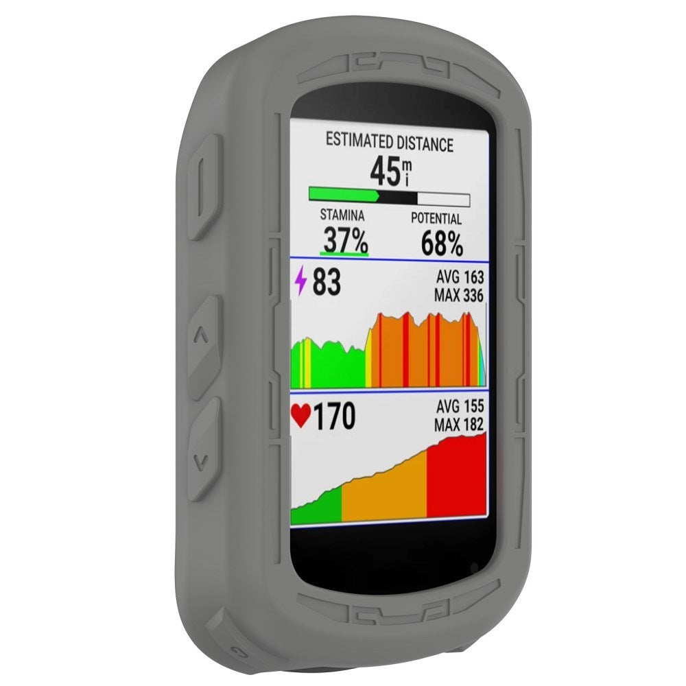 Garmin Edge 840 / 540 Silikon Cykel Dator Skal - Grå