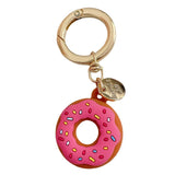 AirTag Silicone Case m. Rund Karabiner - Donut - Rosa