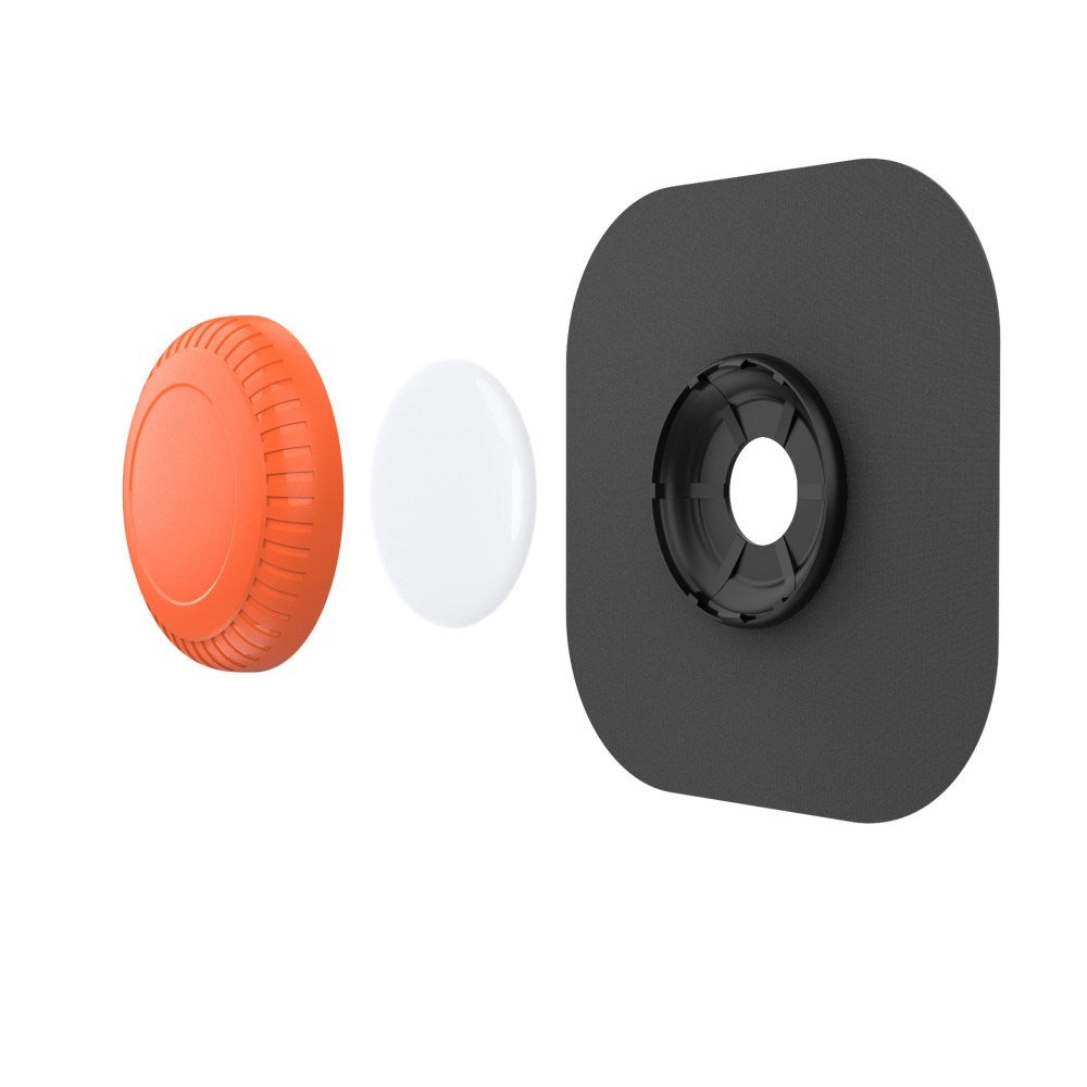 Stick-On Silikon Skal för AirTag 1. & 2. Gen. - Orange