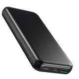 Choetch Powerbank 20W med USB-A / USB-C (PD) 10.000 mAh - Svart