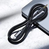 Choetech AUX009 Lightning till 3.5mm Minijack Kabel - 2m - Svart