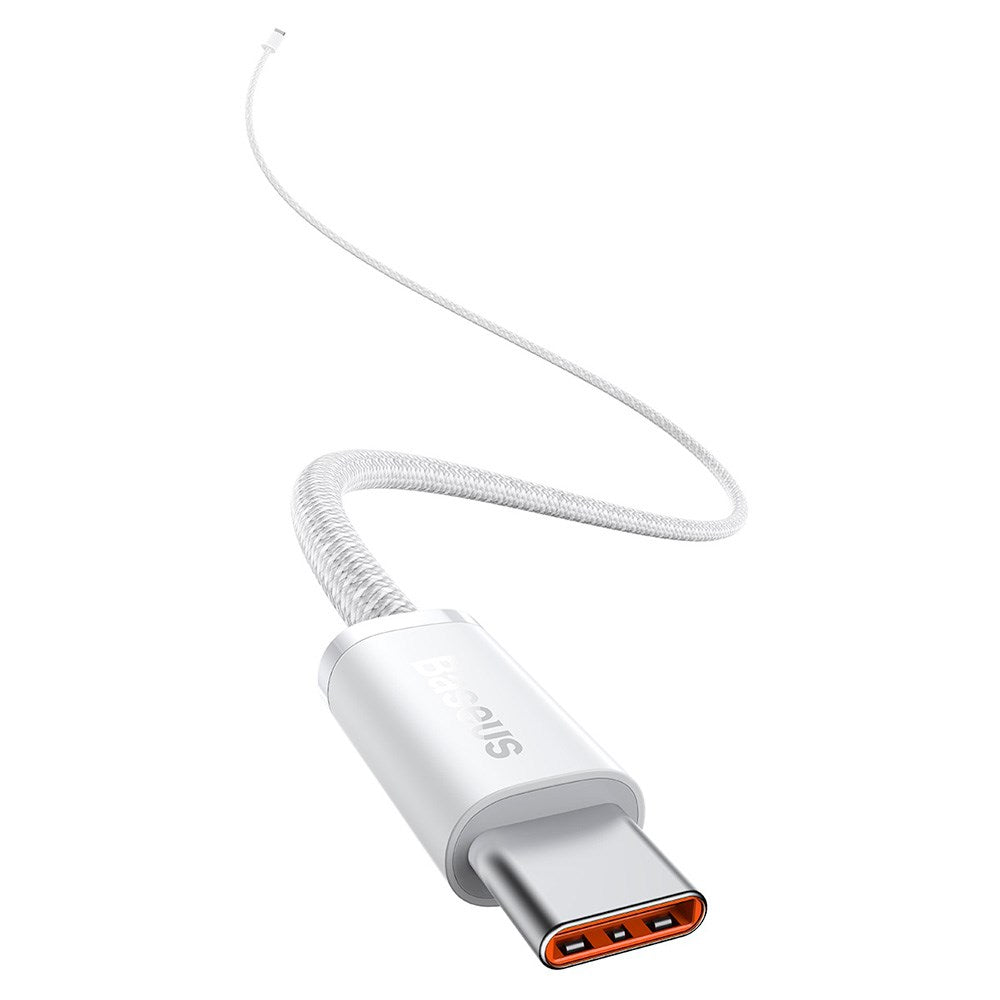 Baseus 100W USB-C till USB-C Kabel - Power Delivery - 1 Meter - Vit