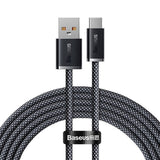 Baseus Dynamic Series USB -A till USB -C-kabel 100W - 2M - Svart