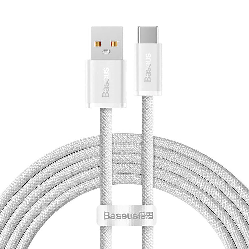 Baseus Dynamic Series USB -A till USB -C-kabel 100W - 2M - Vit