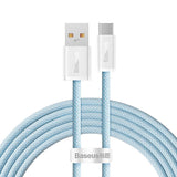 Baseus Dynamic Series USB -A till USB -C-kabel 100W - 2M - blå