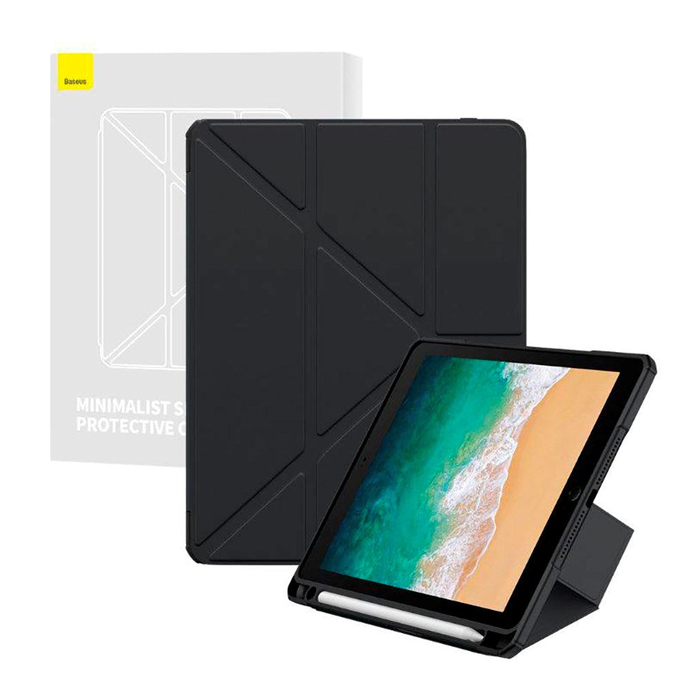 iPad 9.7 (2018-2017) / iPad Air / iPad Air 2 / iPad Pro 9.7 Baseus Minimalist Series Protective Fodral - Svart