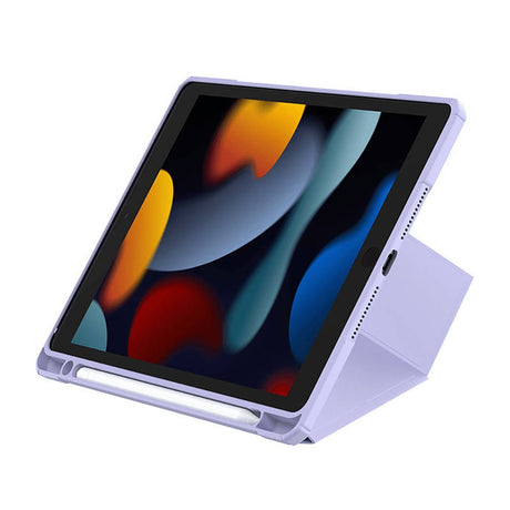 iPad 10.2" (2021 / 2020 / 2019) Baseus Minimalist Series Protective Fodral - Lila