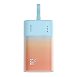 Baseus Popsicle 5200mAh Powerbank 20W med Inbyggd Lightning Kabel - Blå / Orange