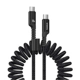 Baseus 100W USB-C till USB-C Fish-Eye-Kabel - 1m - Svart