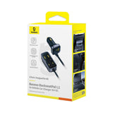 Baseus Multifunktionell Billaddare 110W med 3 x USB-A & 3 x USB-C - 1.5m - Svart