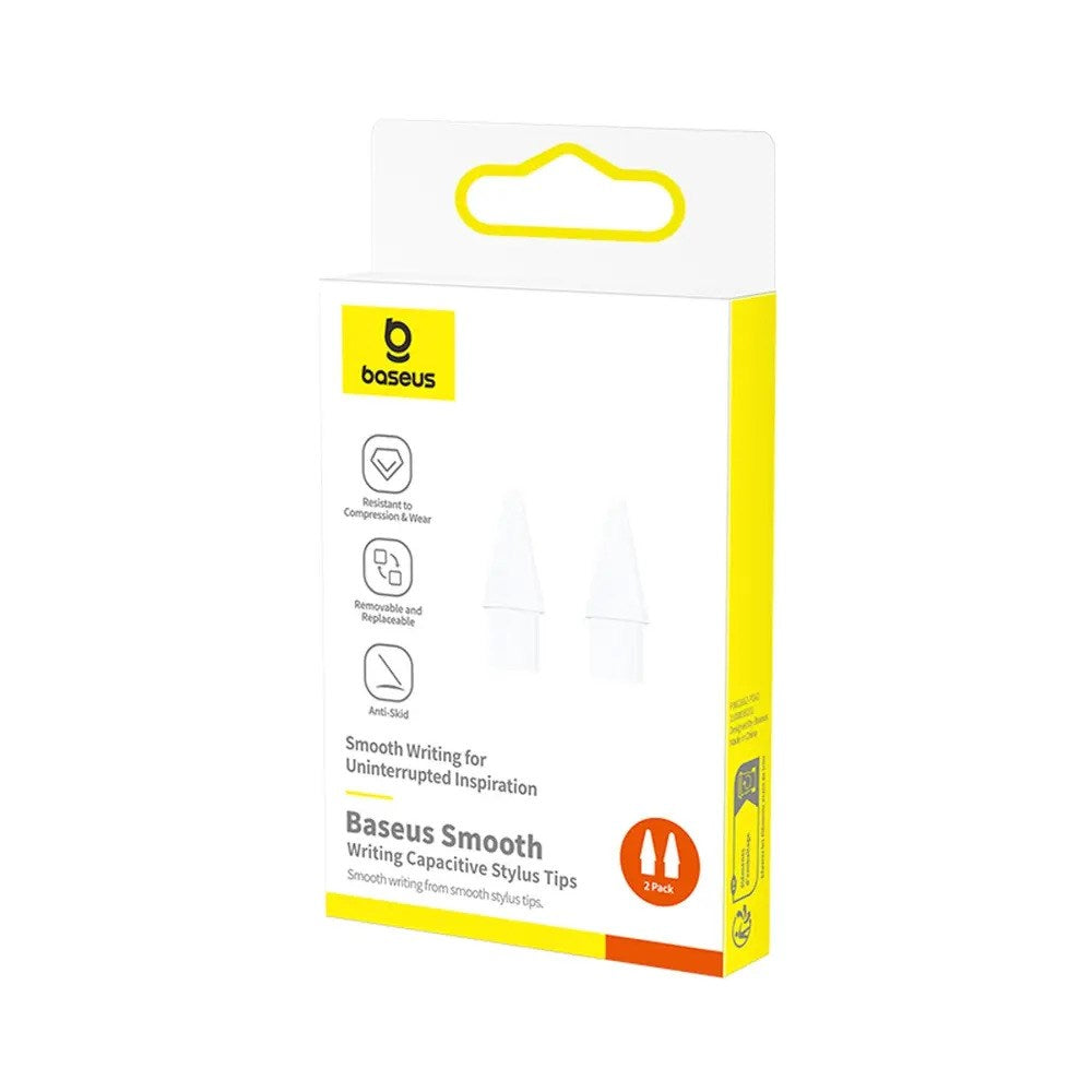 Baseus Stylus-Pennspetsar - 2 st. - Vit
