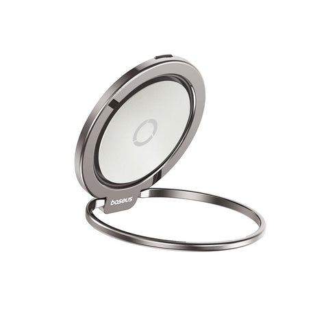 Baseus MagPro II Ringhållare för Mobil m. Standfunktion - MagSafe Kompatibel - Titan