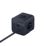 Baseus 67W Grenuttag med 3 x Schuko - 2 x USB-C - 1 x USB-A - 1,5m - Grå