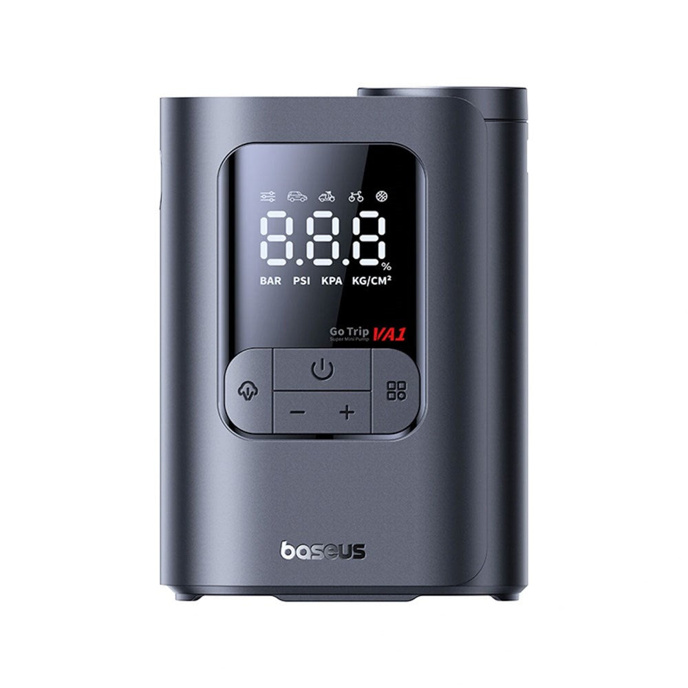 Baseus GoTrip Trådlös Pump Minikompressor - 7500 mAh - Mörkgrå