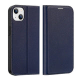 iPhone 14 DUX DUCIS Skin X2 Premium Plånboksfodral - Blå