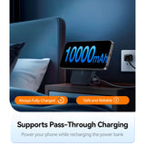 TORRAS Magnetisk 15W Powerbank 10 000mAh med Kickstand - Svart