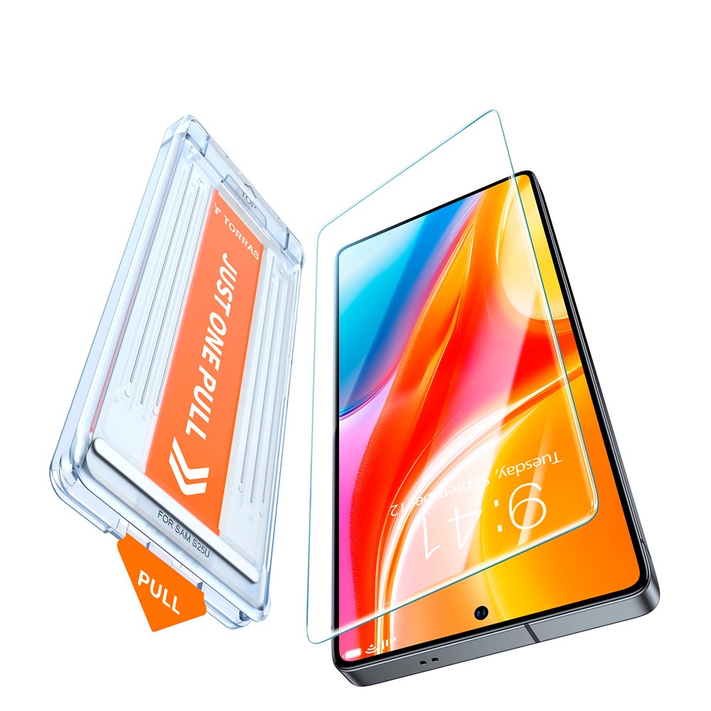 TORRAS Samsung Galaxy S25 Ultra Skärmskydd - Härdat Glas - Genomskinlig