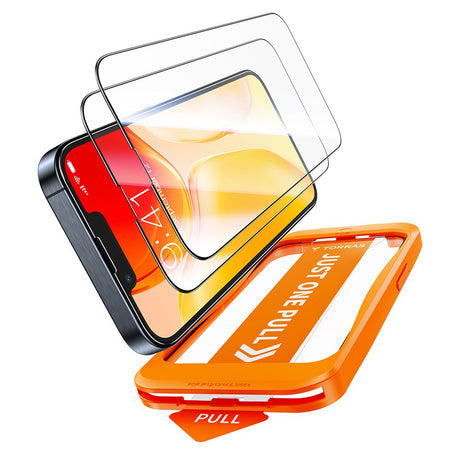 TORRAS iPhone 16e Full Fit Härdat Skärmskyddsglas - 2 St. - Genomskinlig