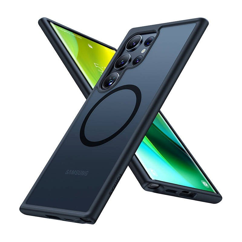 TORRAS Samsung Galaxy S24 Ultra Flexibelt Plast Skal - MagSafe Kompatibel - Svart