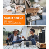 TORRAS Magnetisk 15W Powerbank 5 000mAh med Kickstand - Vit