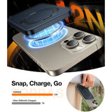 TORRAS Magnetisk 15W Powerbank 5 000mAh med Kickstand - Svart