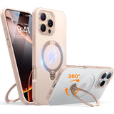 TORRAS iPhone 16 Pro Max Flexibelt Plast Skal m. Ställfunktion - MagSafe Kompatibel - Guld