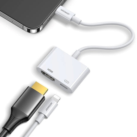 Joyroom HDMI-Adapter för Lightning med Lightning-Kontakt - Vit