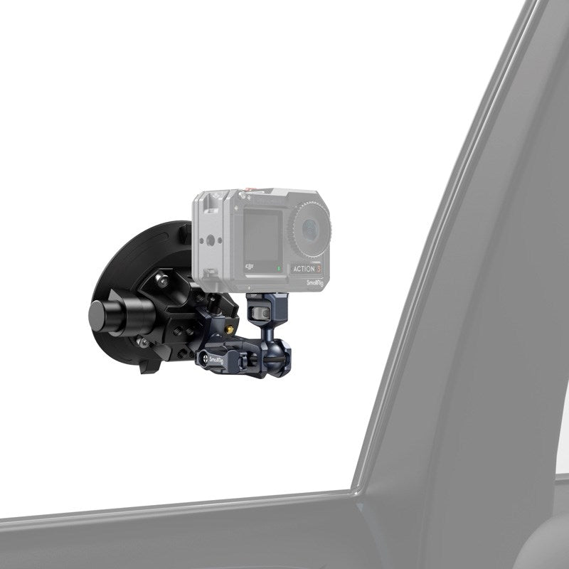 SmallRig 4236 4" Kamerafäste m. Sugkopp - Svart