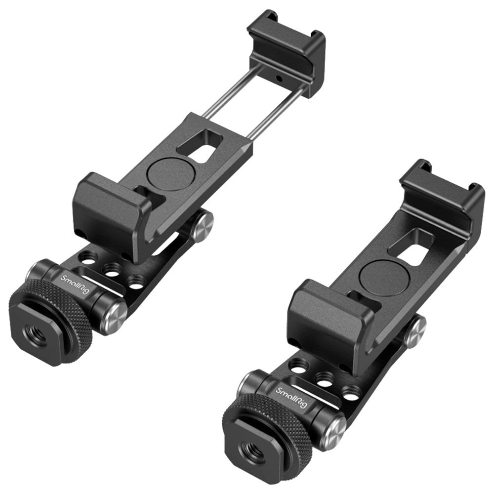 SmallRig 4301 Roterbar Mobilhållare med Cold Shoe Mount - Kompatibel med DJI Gimbals (57-88mm) - Svart