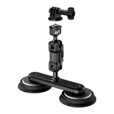 SmallRig 4467 Universal Action Camera Mount med Dual Magnetic Sugkopp - Svart