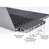 Hyper HyperDrive Duo 7-i-2 USB-C Hub - Grå