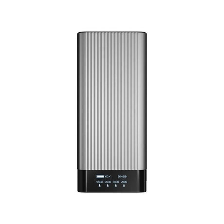 Hyper HyperJuice 245W Powerbank 27 000mAh med 4 x USB-C og skjerm - Grå / Svart